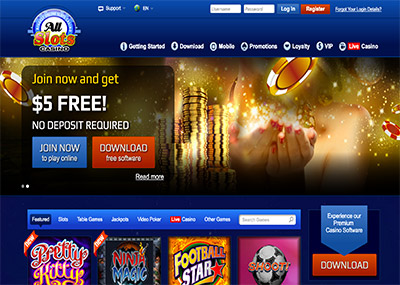 Internet portal, describes in articles about casino: popular entry